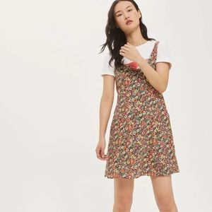 Topshop Floral Mini Dress 4 Sweetheart Neck